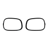 Fits Citroen C3 Aircross 2017-2023 Fog Lamp Moulding Set Aircross Matt Black 2Pcs thumbnail