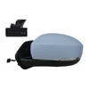 Fits Discovery 2009-2015 Door Mirror El Ht P/Fold Ind Mem - No Kerb Blis Primed Left thumbnail