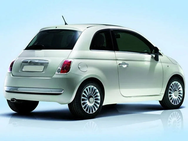 Fits Fiat 500 2008-08/2015 Rear Bumper Towing Eye Cover Full Chrome - image 2