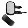 Fits Fiat Doblo Doblo Cargo 2001-2010 Ns Door Mirror Black Cable Inc Glass & Cover thumbnail