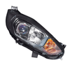 Fits Fiesta 2008-2016 Headlight Silver Bezel Bulb Drl Daytime Running Light Right thumbnail