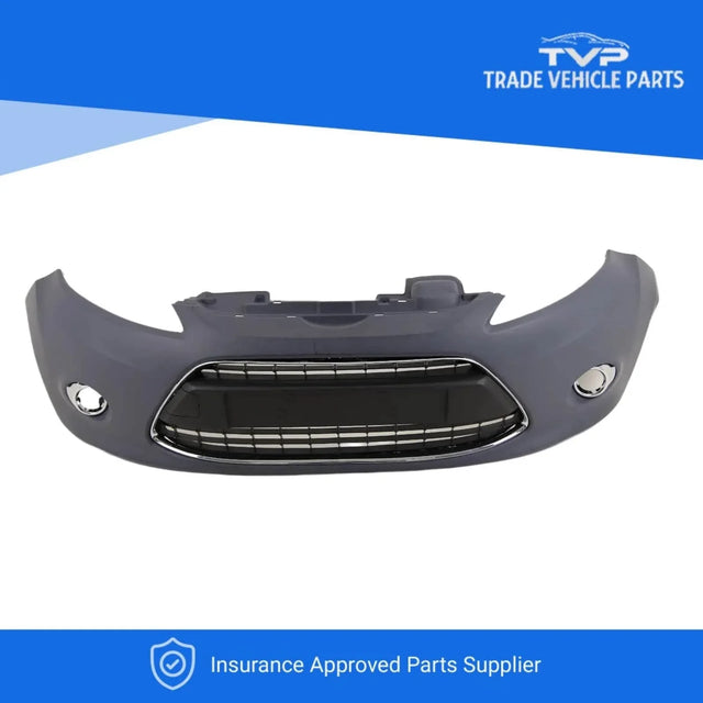 Fits Ford Fiesta 2008-2012 Front Bumper Kit Complete Primed With Chrome Frame - image 2