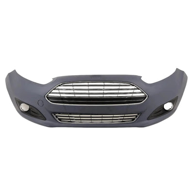 Fits Ford Fiesta Mk7 2013-2017 Front Bumper Kit Complete Primed With Fog Holes - tradevehicleparts.co.uk