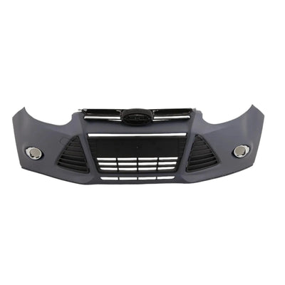 Fits Ford Focus 2011-2014 Front Bumper Kit Complete Primed For Models With Fog Lamps - tradevehicleparts.co.uk