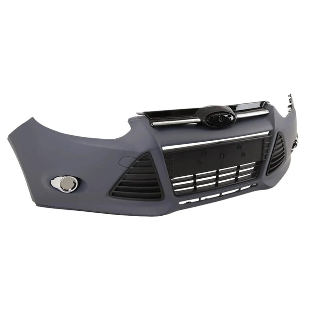 Fits Ford Focus 2011-2014 Front Bumper Kit Complete Primed For Models With Fog Lamps - image 4
