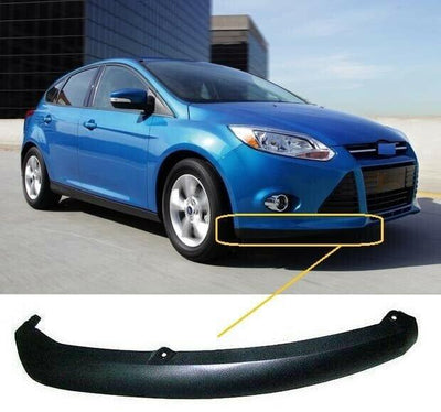 Fits Ford Focus 2011-2014 Front Bumper Spoiler Driver Side  - tradevehicleparts.co.uk