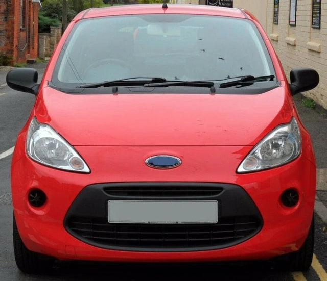 Fits Ford Ka 2008-2016 Door Wing Mirror Manual Black Textured W/Black Glossy Cover Driver Side - image 2