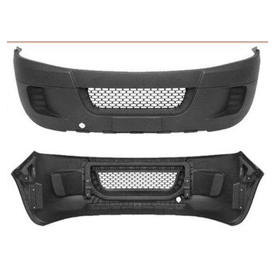 Fits Iveco Daily 2007-2012 Front Bumper Textured Black No Pdc Or Washer Holes