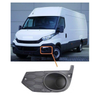 Fits Iveco Daily 2014- Front Bumper Fog Grille Without Fog Lamp Hole Mat Black Passenger Side thumbnail