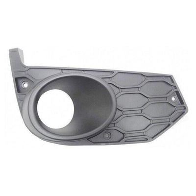 Fits Iveco Daily 2014- Front Bumper Fog Grille With Fog Lamp Hole Mat Black Driver Side
