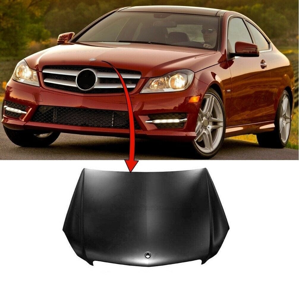 Fits Mercedes C-Class C204 Coupe 2011-2015 Bonnet Steel Primed