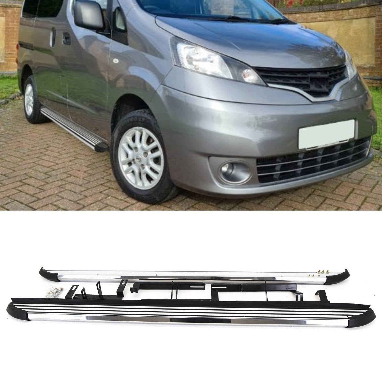 Fits Nissan NV200 2010- Running Boards Side Steps
