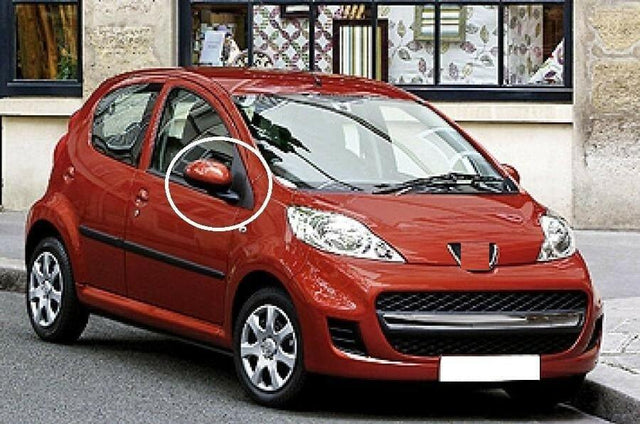 Fits Peugeot 107 2005-2014 Door Wing Mirror Manual Primed Driver Side - image 4
