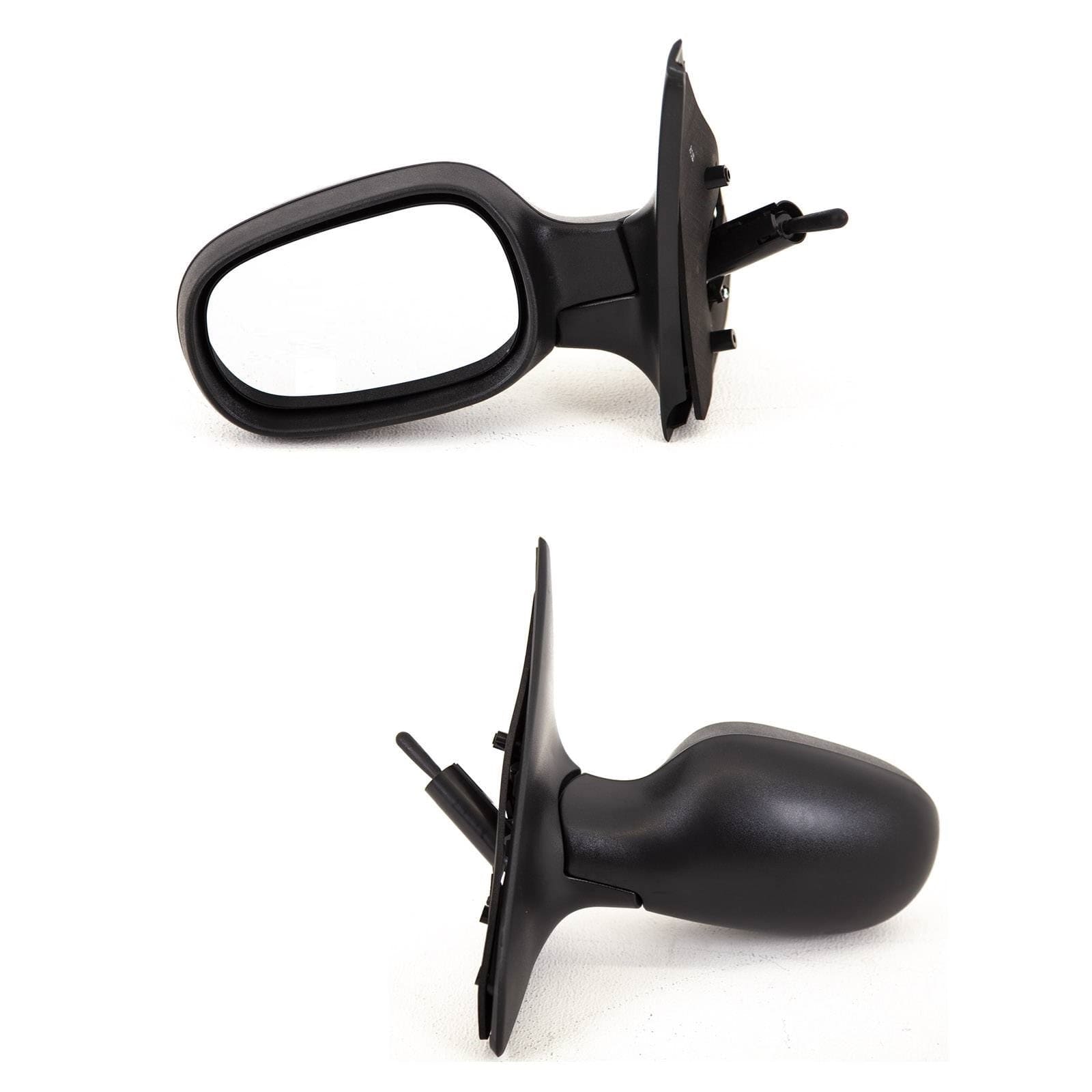 Fits Renault Clio 2001-2005 Door Wing Mirror Manual Black Passenger Side