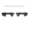 Fits Renault Clio 2019-2023 Rear Bumper Bracket Set Outer Section 2Pcs thumbnail