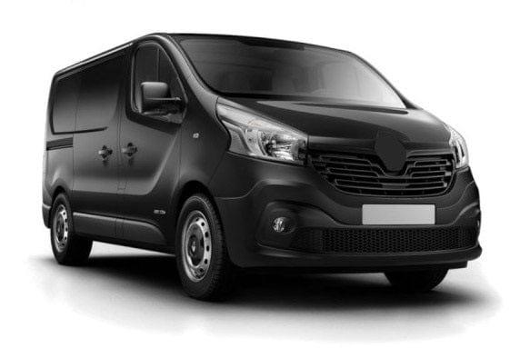 Fits Renault Trafic 2014-2021 Front Bumper Mat Black - image 2