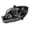 Fits Seat Altea Xl Leon Toledo 2004-2013 Left Headlight Dark Grey Bezel thumbnail