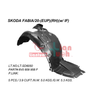 Fits Skoda Fabia 2021-2024 Front Wing Splashguard Right thumbnail