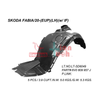 Fits Skoda Fabia 2021-2024 Front Wing Splashguard Left thumbnail