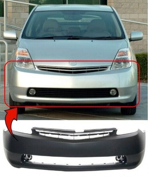 Fits Toyota Prius 2003-2009 Front Bumper Mat Black No Pdc Or Washer Holes