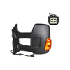 Fits Transit 13-23 Ns Mirror Long Lwb Manual Inc Amber Indicator Cover & Glass Black thumbnail