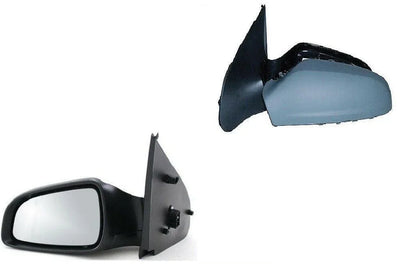 Fits Vauxhall Astra Estate 2004-2009 Door Wing Mirror Manual Primed Passenger Side - tradevehicleparts.co.uk