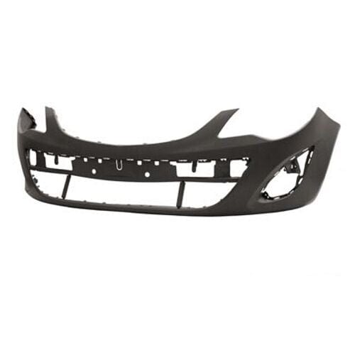 Fits Vauxhall Corsa D 2011-2014 Front Bumper Primed No PDC Or Washer Holes
