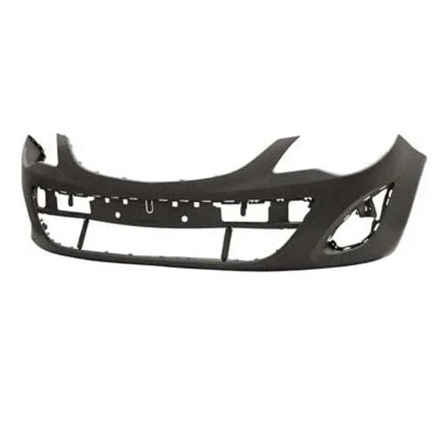 Fits Vauxhall Corsa D 2011-2014 Front Bumper Primed No PDC Or Washer Holes - image 2