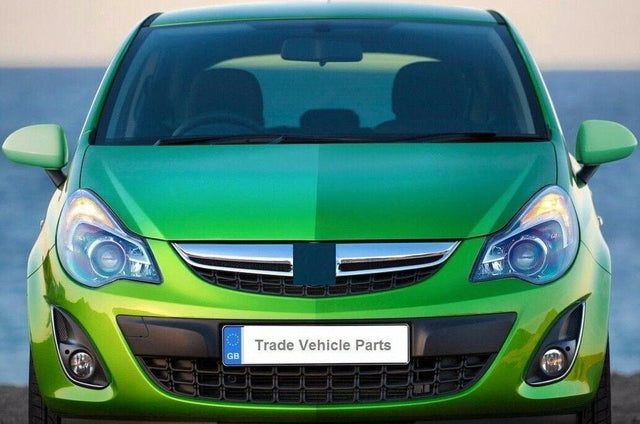 Fits Vauxhall Corsa D 2011-2014 Passenger Side Front Bumper Fog Grille With Chrome Moulding - image 2