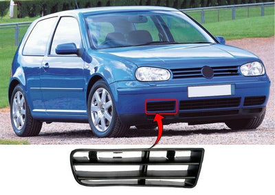 Fits VW Golf Mk4 1998-2004 Front Bumper Fog Grille Driver Side - tradevehicleparts.co.uk