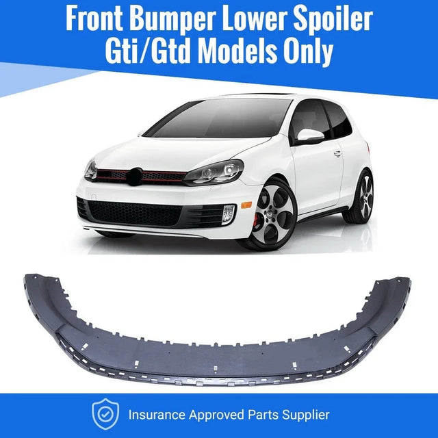 Fits VW Golf Mk6 2009-2013 Front Bumper Lower Spoiler Gti/Gtd Models - image 2