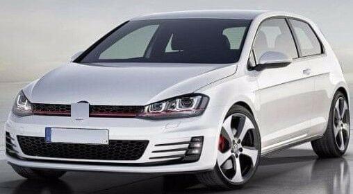 Fits VW Golf Mk7 2013-2017 Front Main Centre Grille Gti Black With Red Slats - image 2