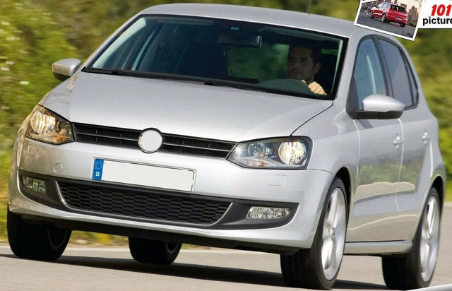 Fits VW Polo 2009-2014 Front Bumper Fog Grille With Fog Hole Pair Left & Right - image 2