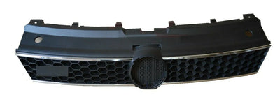 Fits VW Polo Gtd 2009-2014 Front Centre Main Grille With Chrome Trim Moulding - tradevehicleparts.co.uk