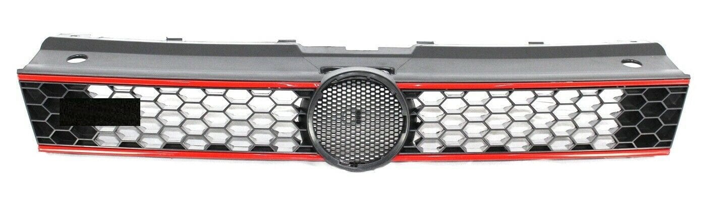 Fits VW Polo GTI 2009-2014 Front Centre Main Grille With Red Trim GTI ONLY Not for Standard Models