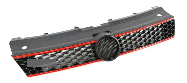 Fits VW Polo GTI 2009-2014 Front Centre Main Grille With Red Trim GTI ONLY Not for Standard Models - image 3