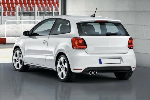 Fits VW Polo Gti 2009-2014 Rear Bumper Primed Complete With Spoiler Double Exhaust & 2 Cut Outs - image 2