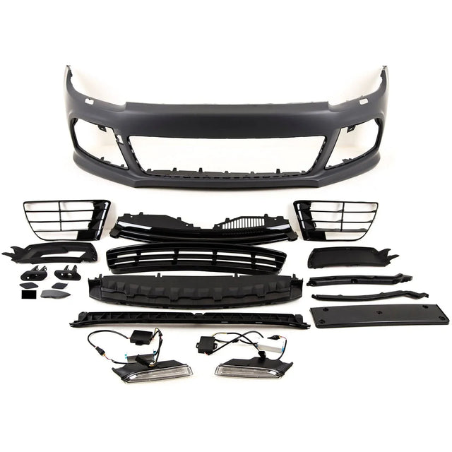 Fits VW Scirocco R 2009-2014 Front Bumper Primed Complete - image 2