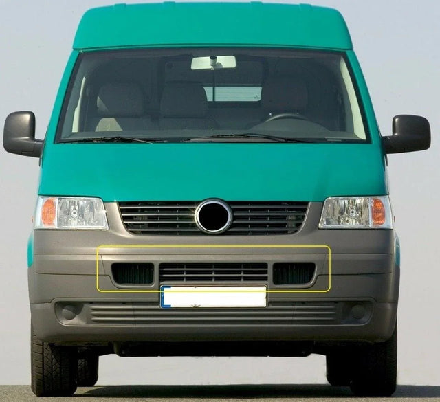 Fits VW Transporter T5 2003-2009 Front Bumper Grille Centre Dark Grey Textured - image 3