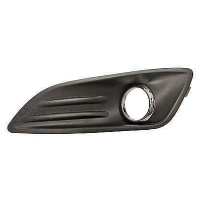 Fits Ford Fiesta Mk7 2013-2017 Front Bumper Fog Grille Chrome Fog Hole Passenger Side