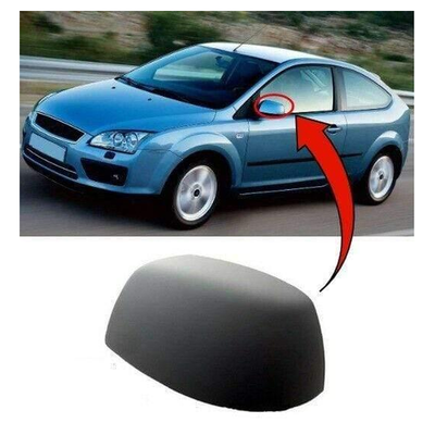 Fits Ford Focus 2005-2007 Door Wing Mirror Cover Primed Passenger Side
