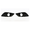 Fits Ford Focus 2008-2012 Front Bumper Fog Grille Chrome Pair Left & Right With Hole thumbnail