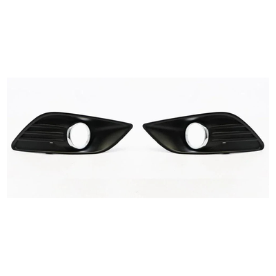 Fits Ford Focus 2008-2012 Front Bumper Fog Grille Chrome Pair Left & Right With Hole