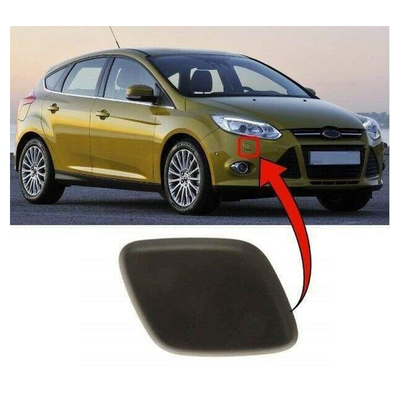 Fits Ford Focus 2011-2014 Headlight Washer Jet Cover Primed Driver Side