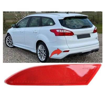 Fits Ford Focus 2011-2014 Rear Bumper Reflector Passenger Side