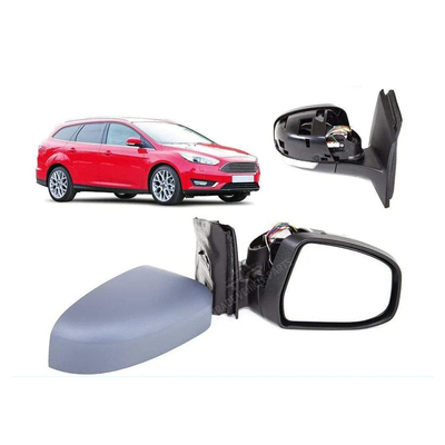 Fits Ford Focus 2011- Door Wing Mirror Heated Electric Power Fold Primed W/Indicator Puddle Lamp Driver Side