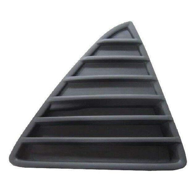 Fits Ford Focus 2011- Front Bumper Corner Grille Triangle Mat Black Driver Side