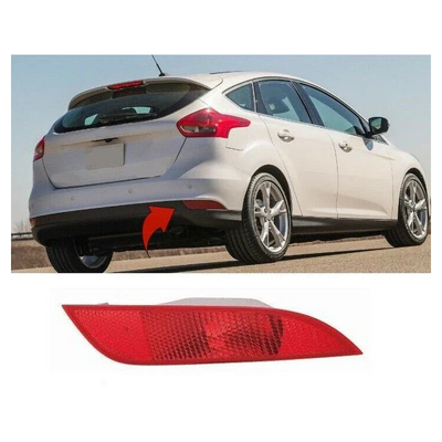 Fits Ford Focus 2014-2018 Rear Lamp Reflector Driver Side