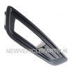 Fits Ford Focus 2014- Front Bumper Fog Grille No Chrome Moulding Driver Side With Hole thumbnail