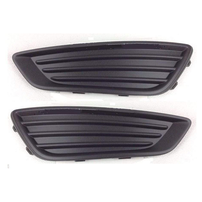 Fits Ford Focus 2014- Front Bumper Fog Grille Pair Left & Right No Hole